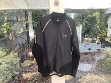 Gore Windstopper Running Jacket Size L Black Perfect .