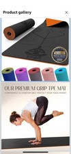 Yogii Yoga Mat Non Slip 6mm Thick TPE & Travel friendly Yoga Mat Perfect for
