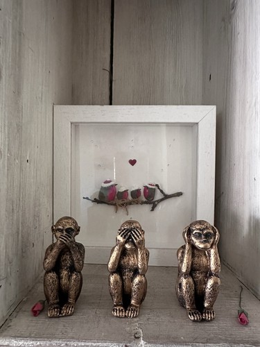 Three wise monkeys - hear, see