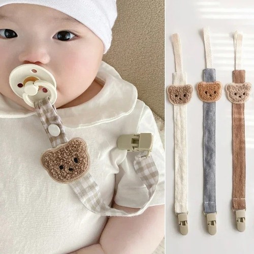 Cute bear baby pacifier clip - baby,