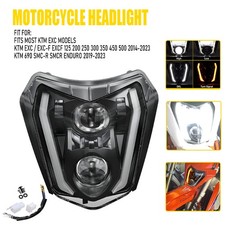 Motorcycle LED Headlight Clear