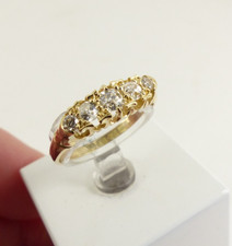 18ct Gold Diamond Ring Gypsy
