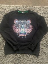 Kenzo Paris Tiger Boys Sweatshirt Jumper Age 12 Years Black