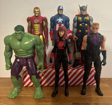 Avengers Bundle x6 12" Hawkeye Thor Black Widow Ironman Captain America Hulk