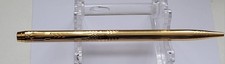 Vintage Ronson  Intricate design Gold Ballpoint  pen.