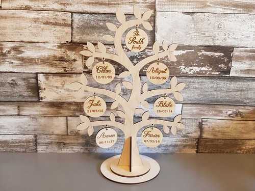 Wooden personalised family - personalised,