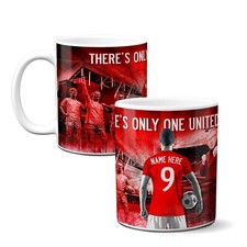 Personalised Manchester Football Mug Fan Cup Dad Fathers Birthday Day Gift AFM83