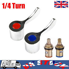 Pair 1/4 Turn H&C 1/2" Chrome