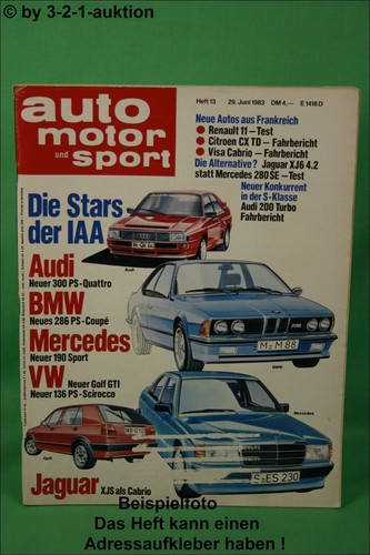 Ams auto motor - ams, 13/83