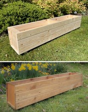 Wooden Planter Boxes Garden