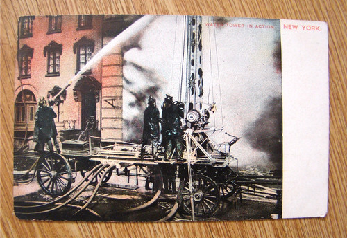 Antique new york firefighting - new,