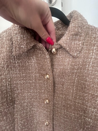 Womens boucle with gold - womens,