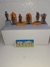 Kinder Surprise Toys. 1996 Set of 6 Metal Figures And Leaflet
