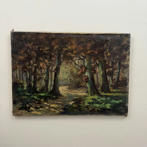 Refined landscape oil painting - landscape,