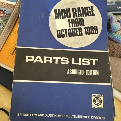 Mini range october 1969 - mini, to