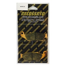 FRONT RECESSED BRAKE PADS FOR