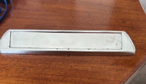 Triumph stag number plate - number,