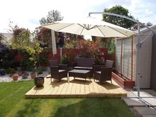 Wood DIY Garden Decking Kits