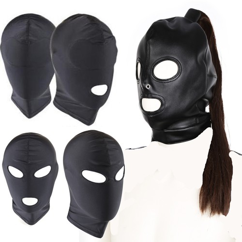 Bondage face mask - face, open