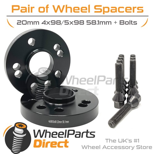 Wheel spacers bolts 20mm - (2), &