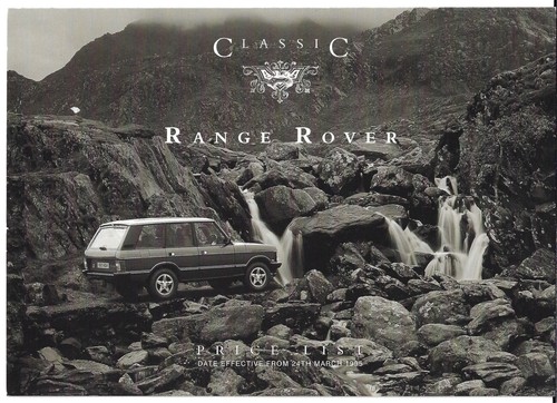 Range rover classic - range, &