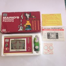 Nintendo Game & Watch New Wide Screen Mario's Cement Factory 