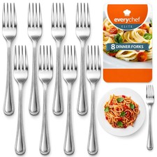 4-16pk Stainless Steel Dinner