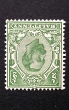 King george sg n2 wi - gb, 1/2d