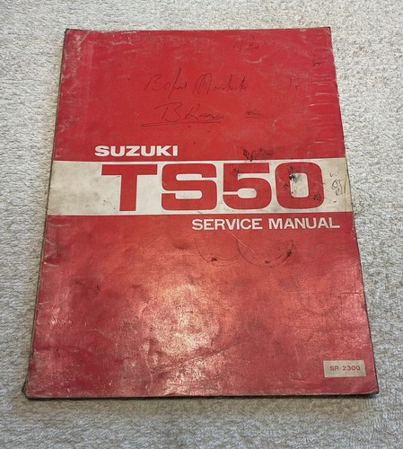 Factory suzuki ts50 workshop - suzuki,