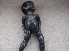 Pedigree Hard Plastic Black Doll - 20 Inch 1950s