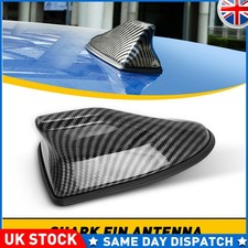 Universal Car Shark Fin Antenna Auto Radio FM/AM Signal Aerial Roof Carbon Fiber