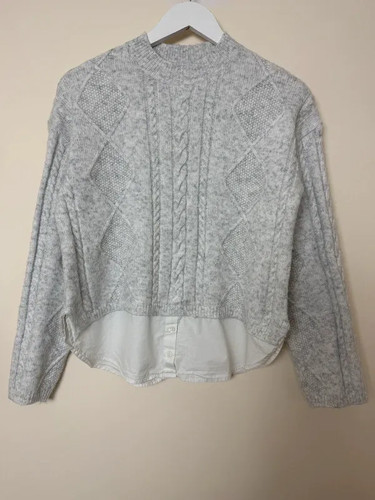 George grey cable knit - george,