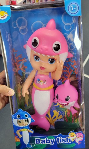 Shark fish with baby - with,