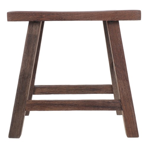 Wood bathroom stool - wood,
