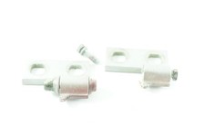 OEM BMW E46 Coupe Left Driver Door Hinges Silver 01-05 325ci 330ci