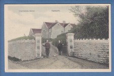 Narberth, Intermediate School, Two Boys at Gate, Wales PC PU 1904 p1066