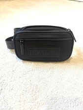 DKNY Black Belt Bag / Bum Bag – Adjustable Strap