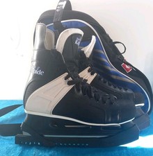 CCM Super Rapide 52  Size UK 10.5  size 45..  Ice Hockey Skates black. with bag 