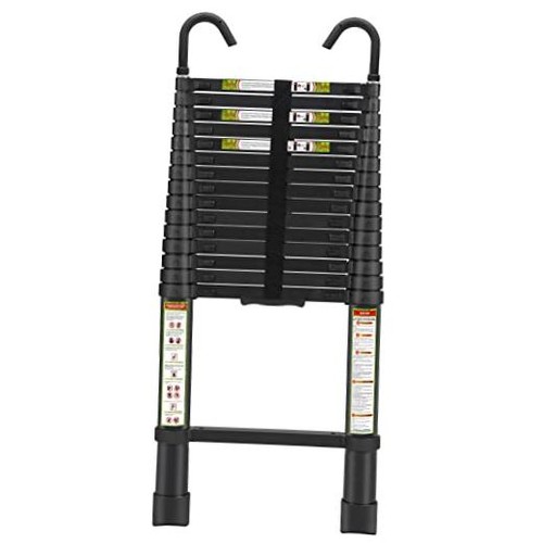 Black aluminum telescopic - black,