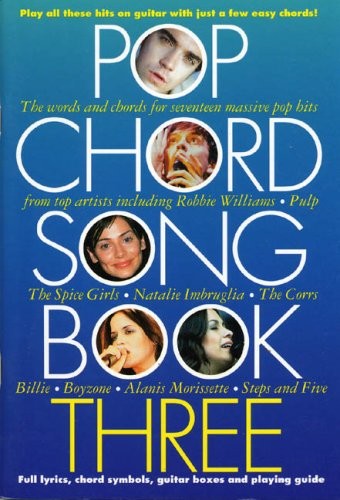 Pop chord songbook three - songbook,
