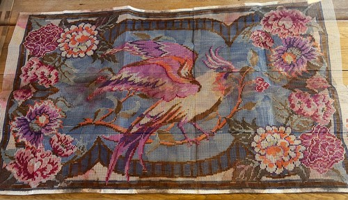 Vintage readicut rug - readicut,
