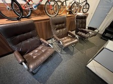 brown leather 70s retro