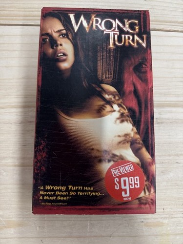 Wrong turn vhs tape 2003 - tape,