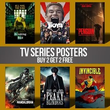 All Time Great TV Series Posters Classic Retro Wall Art Picture Poster Print