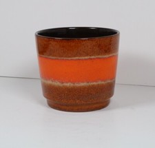 West German Scheurich Lava Glaze Flower Pot | Vintage Retro Mid-Century | 806-17