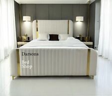 Darsons Double  King Spencer Ottoman gas lift Bed Frame Plush Velvet Upholstered