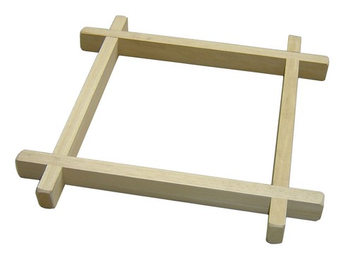 Wooden batik frame - wooden,