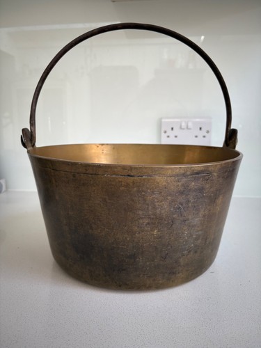 Antique brass jam - , preserving