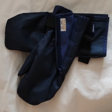 Seenin side access water-resistant Mittens/gloves, fleece-lined, disability aid