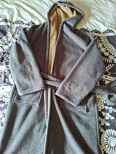 Grey hooded fleece - f&f,